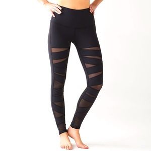 lululemon Super Hi-rise Wunder Under - Tech Mesh - Size 6